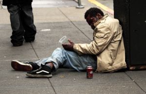 Down And Out Poverty on The Streets